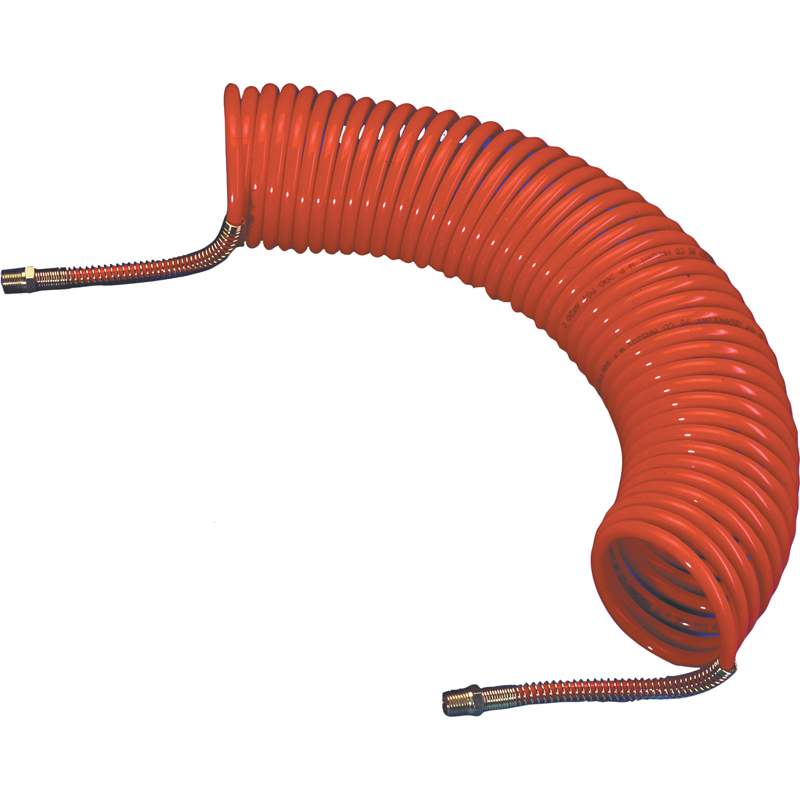 PCL Recoil Air Hose With 1/4" Male Swivel Ends Compressors and Washers